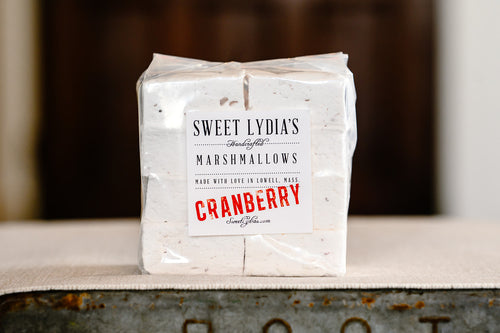 Bag of 8 Gourmet Marshmallows - Cranberry