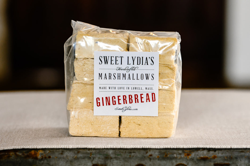 Bag of 8 Gourmet Marshmallows - Gingerbread